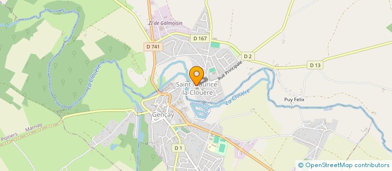 localisation de l'entreprise MONSIEUR QUENTIN GUINARD  SAINT-MAURICE-LA-CLOUERE