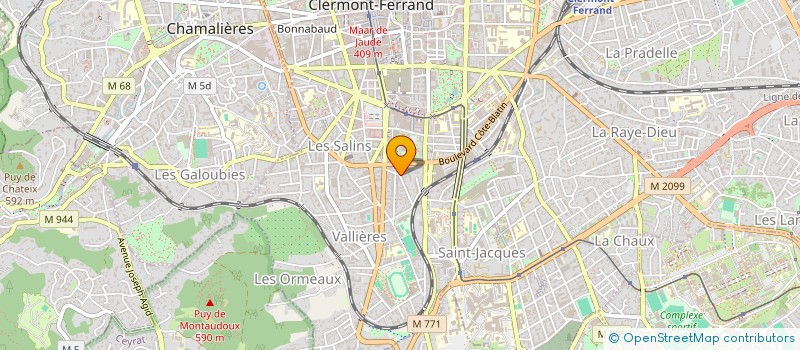 localisation de l'entreprise MONSIEUR QUENTIN GUITTARD  CLERMONT-FERRAND