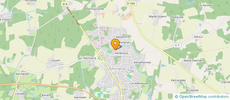 localisation de l'entreprise MONSIEUR QUENTIN GUYARD à KERVIGNAC