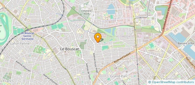 localisation de l'entreprise MONSIEUR QUENTIN GUYET à LE BOUSCAT