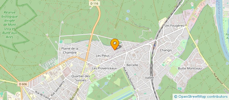 localisation de l'entreprise MONSIEUR QUENTIN GUYON à FONTAINEBLEAU