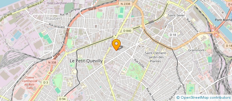 localisation de l'entreprise MONSIEUR QUENTIN HACHE - SABALIC  ROUEN