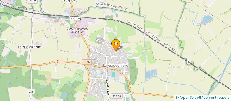 localisation de l'entreprise MONSIEUR QUENTIN HAMON  LA GOUESNIERE