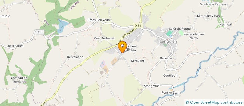 localisation de l'entreprise MONSIEUR QUENTIN HAWRYLUK  LANGOLEN