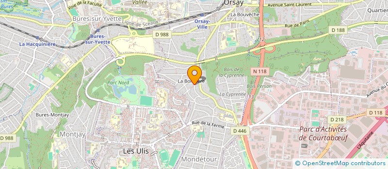 localisation de l'entreprise MONSIEUR QUENTIN HEBERT à ORSAY