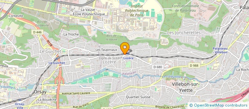 localisation de l'entreprise MONSIEUR QUENTIN HELIES  PALAISEAU