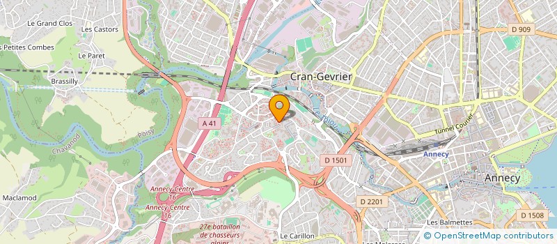 localisation de l'entreprise MONSIEUR QUENTIN HENRI  ANNECY