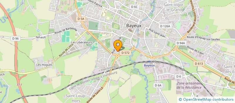 localisation de l'entreprise MONSIEUR QUENTIN HENRY à BAYEUX