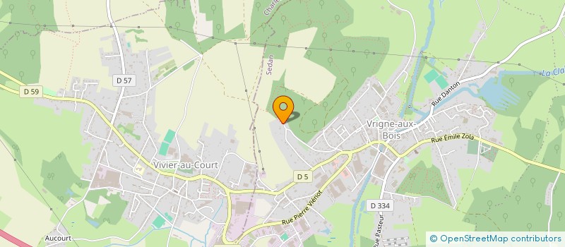 localisation de l'entreprise MONSIEUR QUENTIN HENRY  VRIGNE AUX BOIS