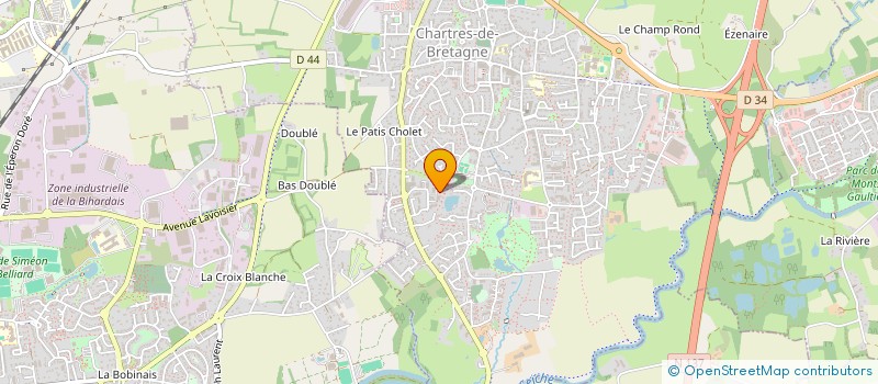 localisation de l'entreprise MONSIEUR QUENTIN HERNANDEZ  CHARTRES-DE-BRETAGNE