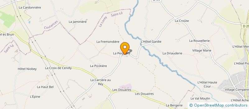 localisation de l'entreprise MONSIEUR QUENTIN HERVIEU-LEPAGE  LE LOREY