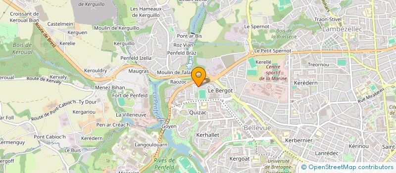 localisation de l'entreprise MONSIEUR QUENTIN HIDRIO à BREST