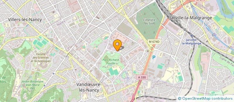 localisation de l'entreprise MONSIEUR QUENTIN HINDELANG  VANDUVRE-LES-NANCY