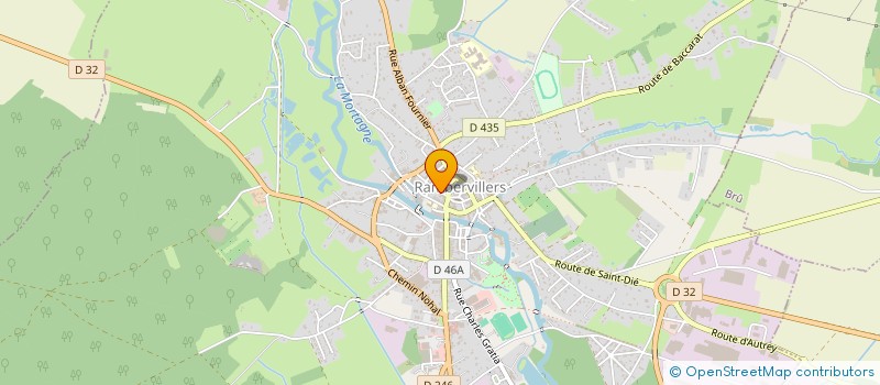 localisation de l'entreprise MONSIEUR QUENTIN HIRT  RAMBERVILLERS