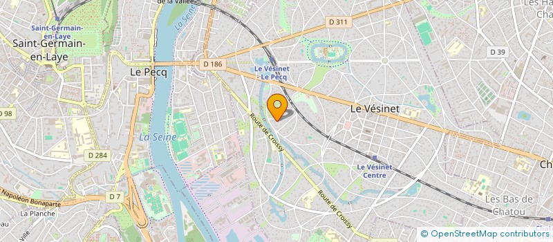 localisation de l'entreprise MONSIEUR QUENTIN HIS  LE VESINET