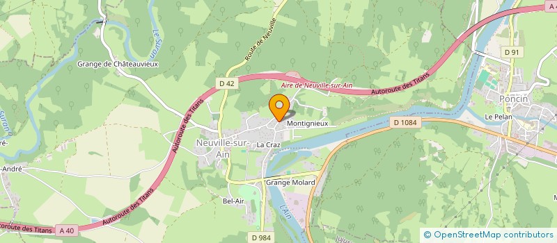 localisation de l'entreprise MONSIEUR QUENTIN HOEFFEL  DRUILLAT