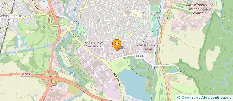 localisation de l'entreprise MONSIEUR QUENTIN HOLZ  ILLKIRCH-GRAFFENSTADEN