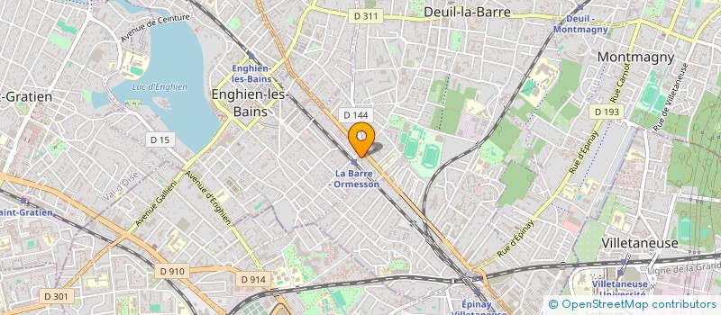 localisation de l'entreprise MONSIEUR QUENTIN HOUDAS à DEUIL-LA-BARRE