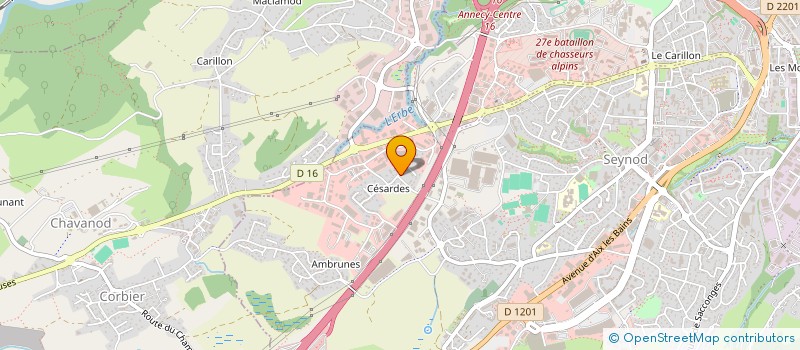 localisation de l'entreprise MONSIEUR QUENTIN HOURRIEZ à ANNECY