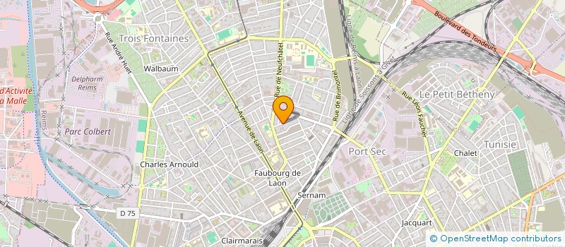 localisation de l'entreprise MONSIEUR QUENTIN HUBER  REIMS