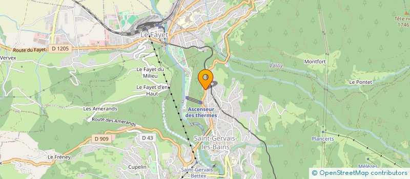 localisation de l'entreprise MONSIEUR QUENTIN HUEBER à SAINT-GERVAIS-LES-BAINS