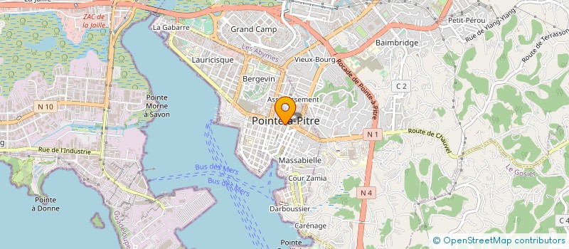 localisation de l'entreprise MONSIEUR QUENTIN IBALOT à POINTE A PITRE