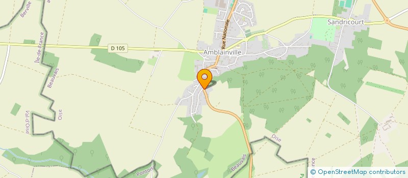 localisation de l'entreprise MONSIEUR QUENTIN JACKOWSKI  AMBLAINVILLE