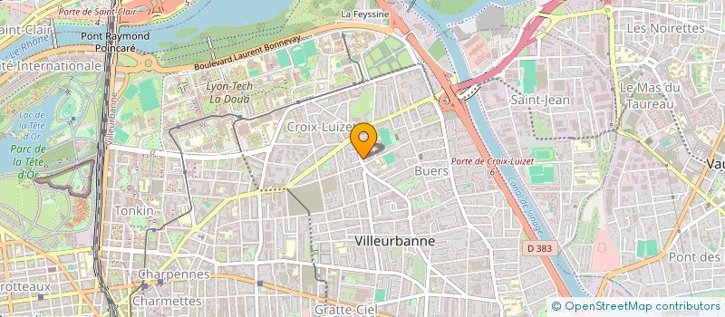 localisation de l'entreprise MONSIEUR QUENTIN JANET  VILLEURBANNE