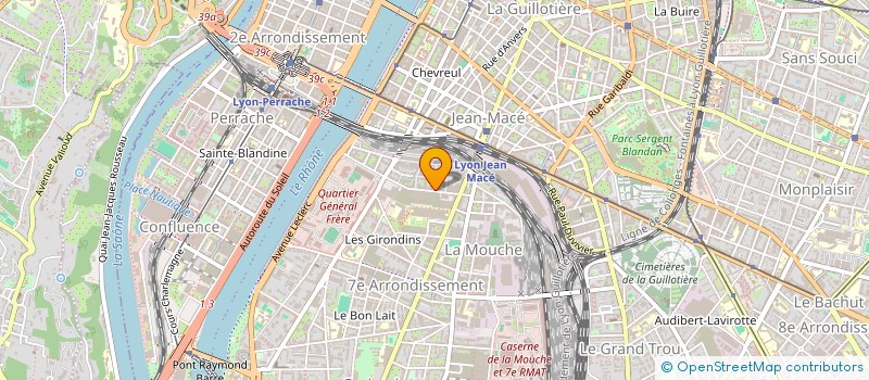 localisation de l'entreprise MONSIEUR QUENTIN JAUMOUILLE  LYON