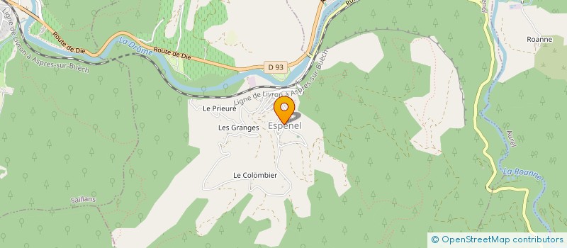 localisation de l'entreprise MONSIEUR QUENTIN JEANNEROT  ESPENEL