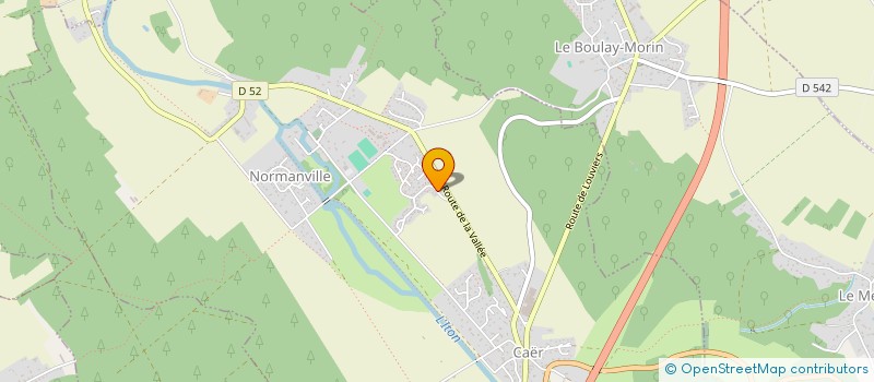 localisation de l'entreprise MONSIEUR QUENTIN JEGOU  NORMANVILLE