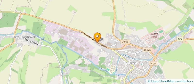 localisation de l'entreprise MONSIEUR QUENTIN JOLIBOIS  DOULLENS