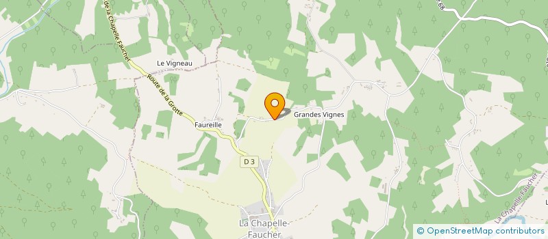 localisation de l'entreprise MONSIEUR QUENTIN JOLY  LA CHAPELLE-FAUCHER