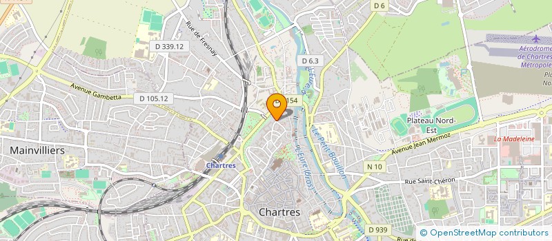 localisation de l'entreprise MONSIEUR QUENTIN JOUBERT à CHARTRES