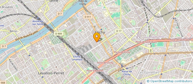 localisation de l'entreprise MONSIEUR QUENTIN JOVIGNOT à CLICHY
