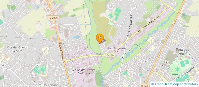 localisation de l'entreprise MONSIEUR QUENTIN JUCHET  BOURGES