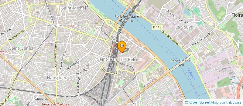 localisation de l'entreprise MONSIEUR QUENTIN JULIEN  BORDEAUX