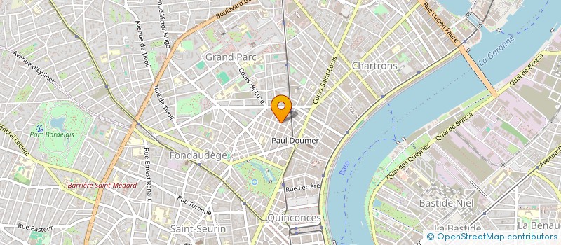 localisation de l'entreprise MONSIEUR QUENTIN JUMEAU  BORDEAUX