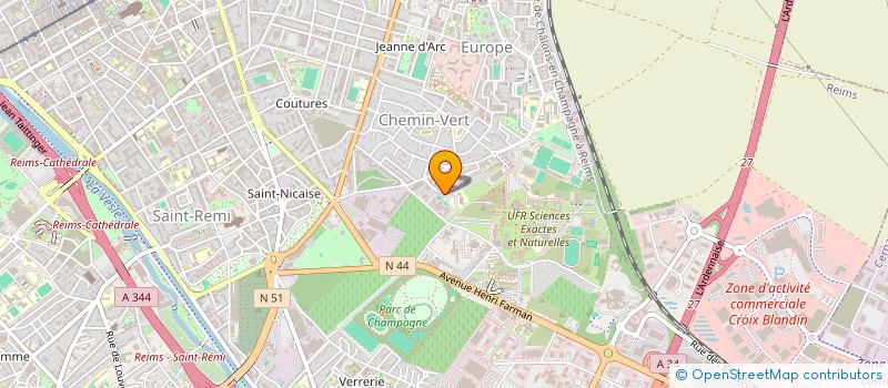 localisation de l'entreprise MONSIEUR QUENTIN KERN  REIMS