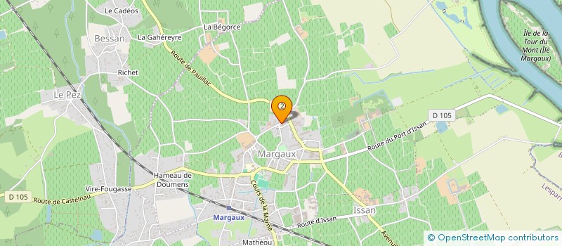 localisation de l'entreprise MONSIEUR QUENTIN KHALDI  MARGAUX-CANTENAC