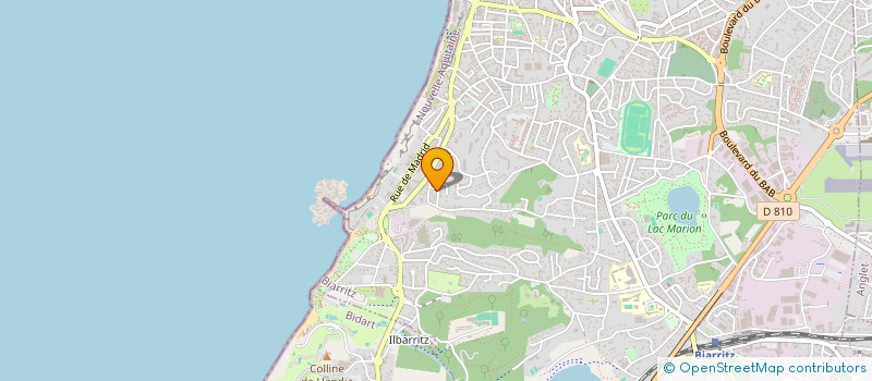 localisation de l'entreprise MONSIEUR QUENTIN KLEIN à BIARRITZ