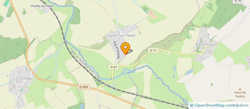 localisation de l'entreprise MONSIEUR QUENTIN KLEIN  SANRY-SUR-NIED