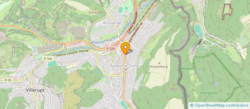 localisation de l'entreprise MONSIEUR QUENTIN KLEIN  AUDUN-LE-TICHE