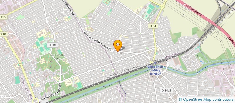 localisation de l'entreprise MONSIEUR QUENTIN KLYMYK  MITRY-MORY