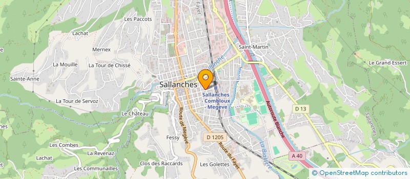 localisation de l'entreprise MONSIEUR QUENTIN KREMER à SALLANCHES