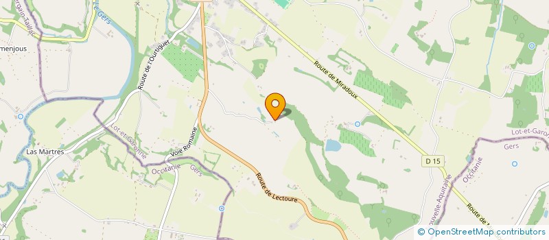 localisation de l'entreprise MONSIEUR QUENTIN LABAT  BON-ENCONTRE