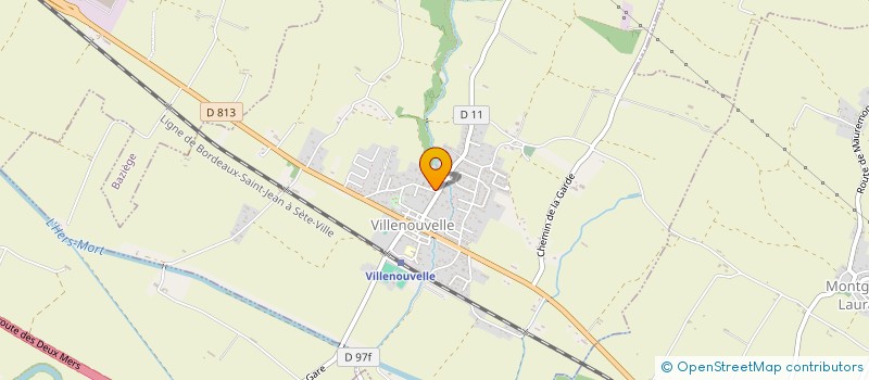 localisation de l'entreprise MONSIEUR QUENTIN LABOUCHE  VILLENOUVELLE