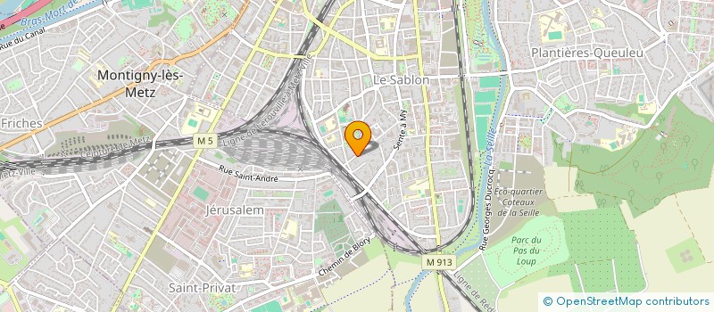 localisation de l'entreprise MONSIEUR QUENTIN LABOUREL  METZ