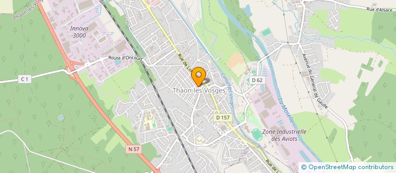 localisation de l'entreprise MONSIEUR QUENTIN LABOUX  THAON-LES-VOSGES