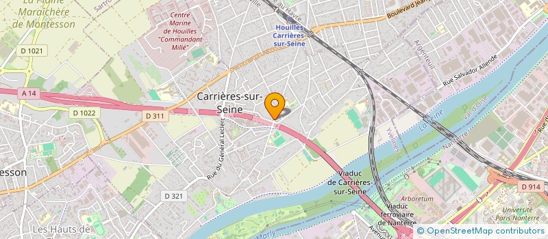 localisation de l'entreprise MONSIEUR QUENTIN LAGADIC  HOUILLES